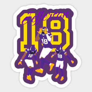 Justin Jefferson Sticker